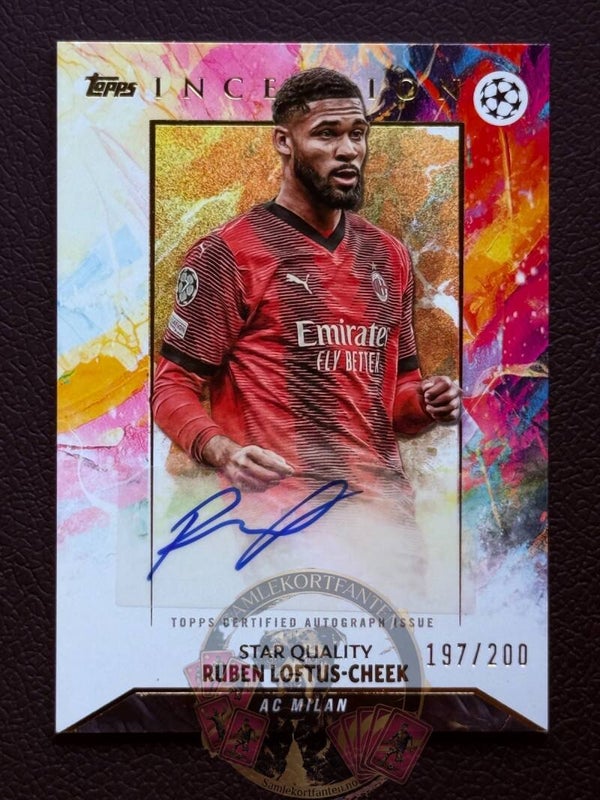 Topps UCC Inception 23/24 Ruben Loftus-Cheek auto 197/199