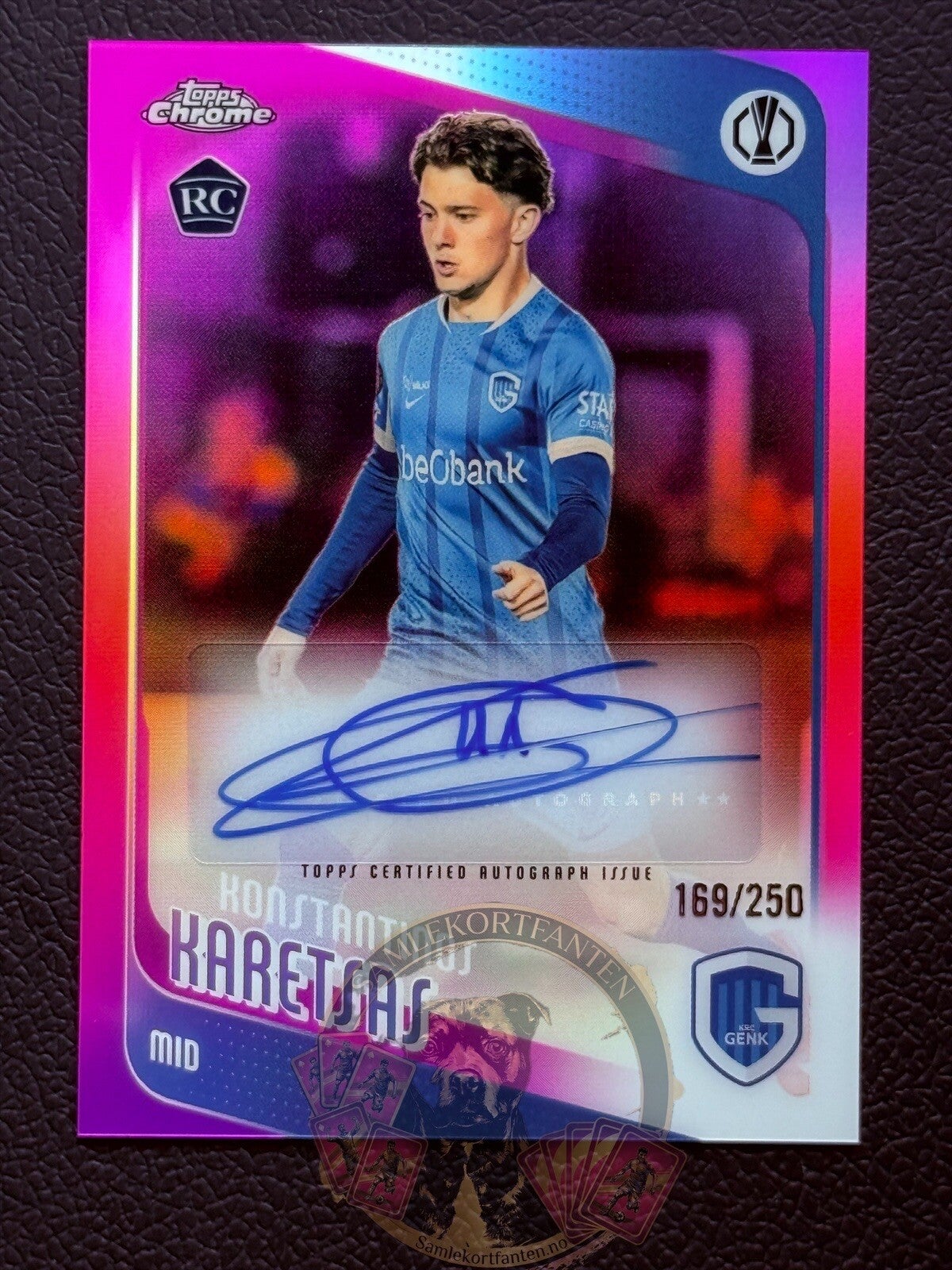 Topps UCC Chrome 25/26 Konstantinos Karetsas 169/250 auto