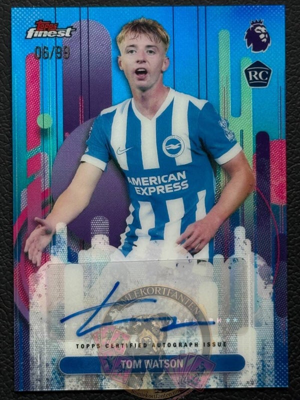 Topps Finest Premier League 25/26 Tom Watson 6/99 auto