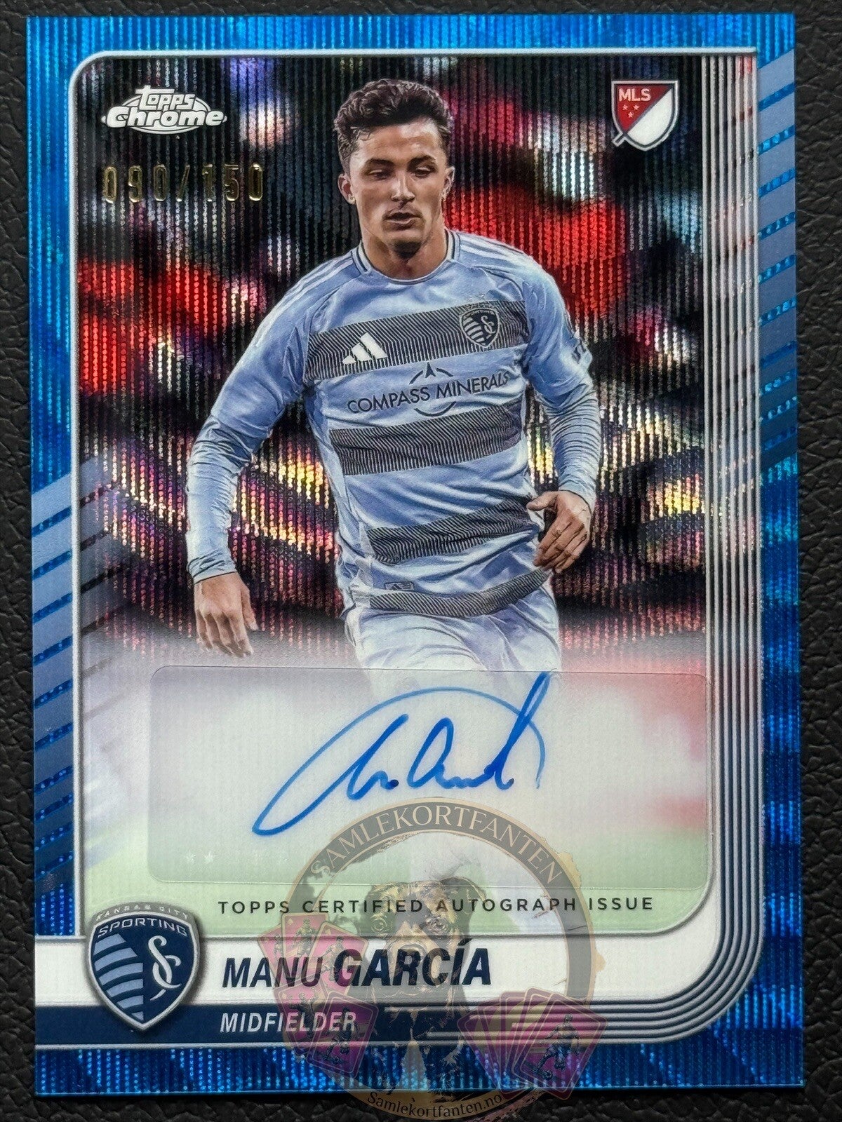 Topps MLS Chrome 25/26 Manu Garcia 90/150 auto