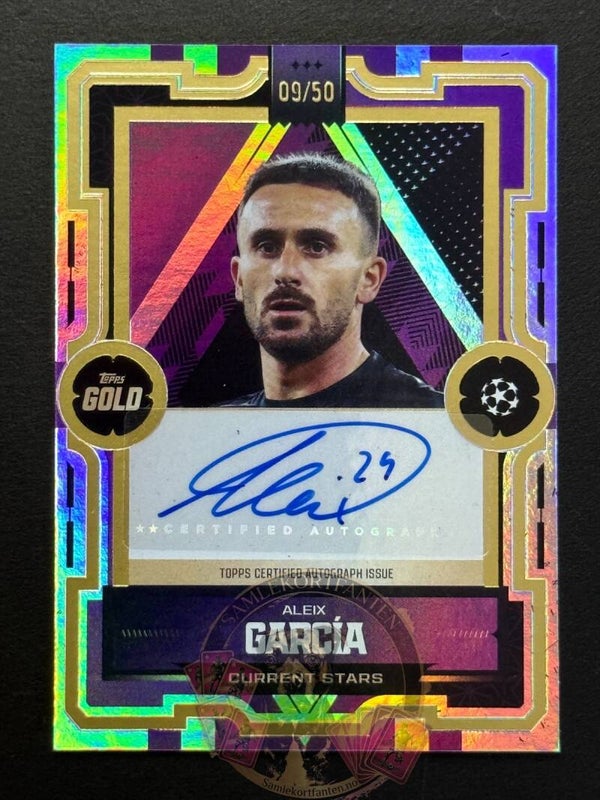 Topps Gold Bundesliga 25/26 Aleix Garcia 09/50 auto