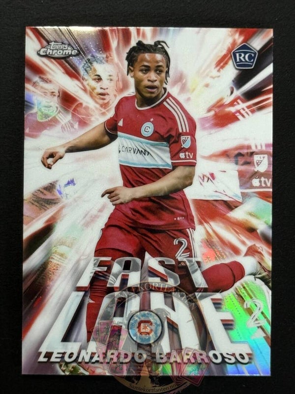 Topps MLS Chrome 2025 Leonardo Barroso RC