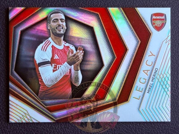 Futera Arsenal Platinum 25/26 Mikel Merino nummerert 02/09