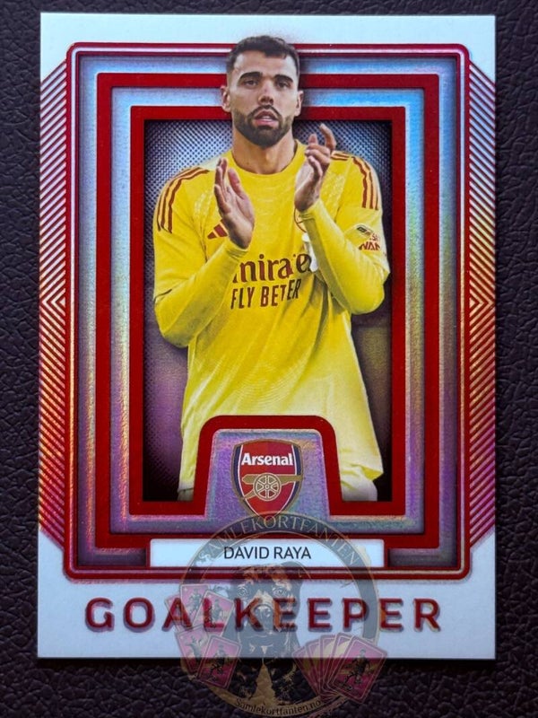 Futera Arsenal Platinum 25/26 David Raya nummerert 20/39