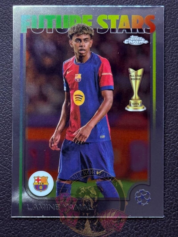 Topps Chrome Barcelona Lamine Yamal