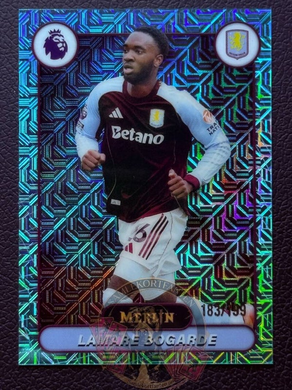 Topps Merlin 25/26 Lamare Bogarde Parallel nummerert 183/199