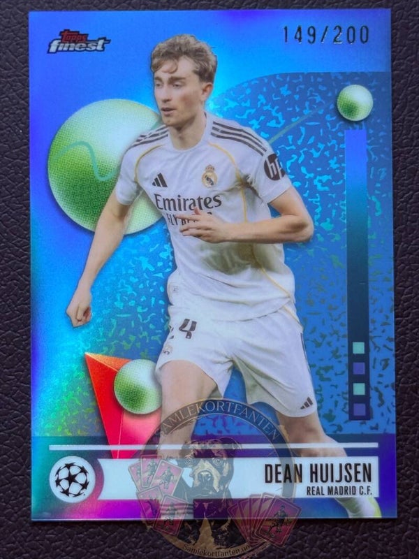 Topps Finest 25/26 Dean Huijsen Parallel nummerert 149/250