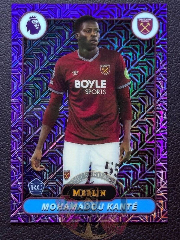 Topps Merlin 25/26 Mohamadou Kante RC Parallel nummerert 003/75