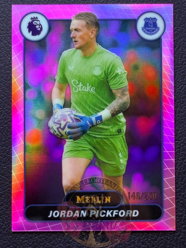 Topps Merlin 25/26 Jordan Pickford Parallel nummerert 146/250