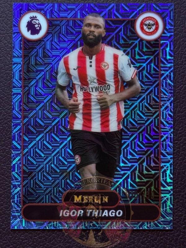 Topps Merlin 25/26 Igor Thiago Parallel nummerert 010/150