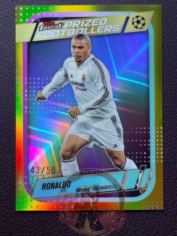 Topps Finest 25/26 Ronaldo nummerert 43/50