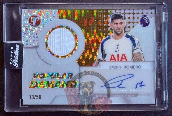 Topps Pristine 25/26 Christian Romero nummerert 13/50 relic auto