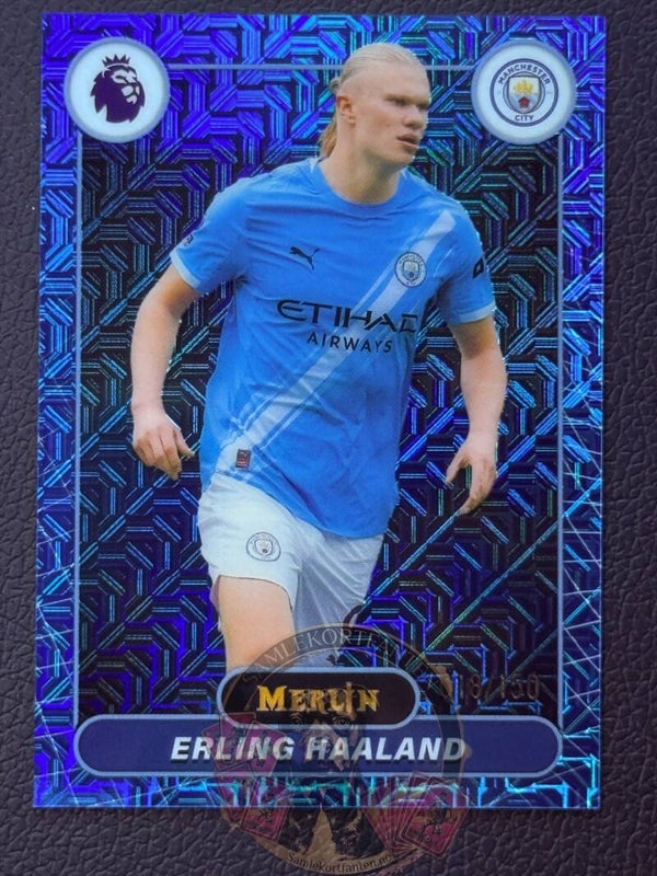 Topps Merlin 25/26 Erling Haaland Parallel nummerert 018/150