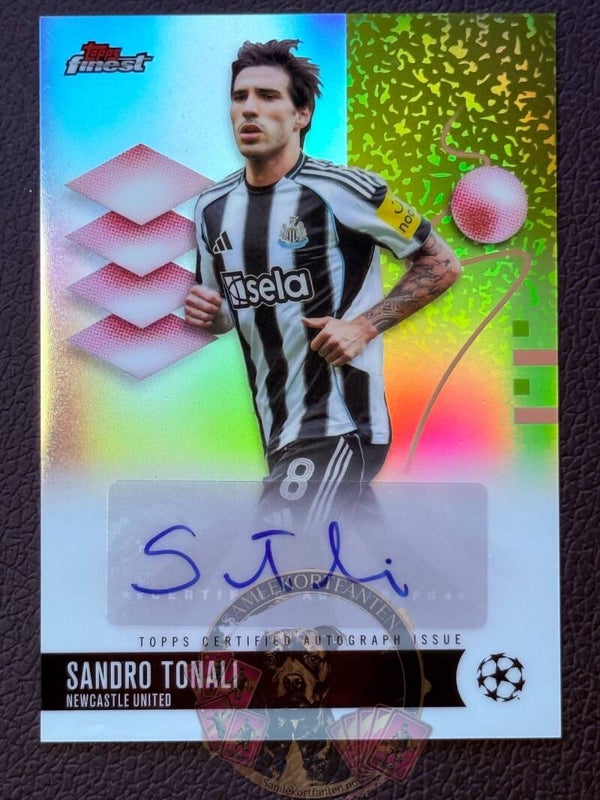 Topps Finest 25/26 Sandro Tonali auto