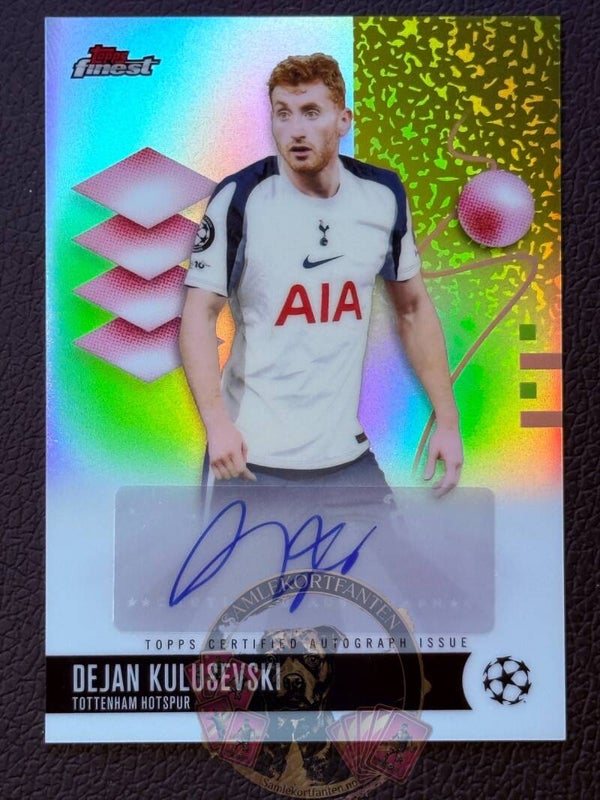 Topps Finest 25/26 Dejan Kulusevski auto