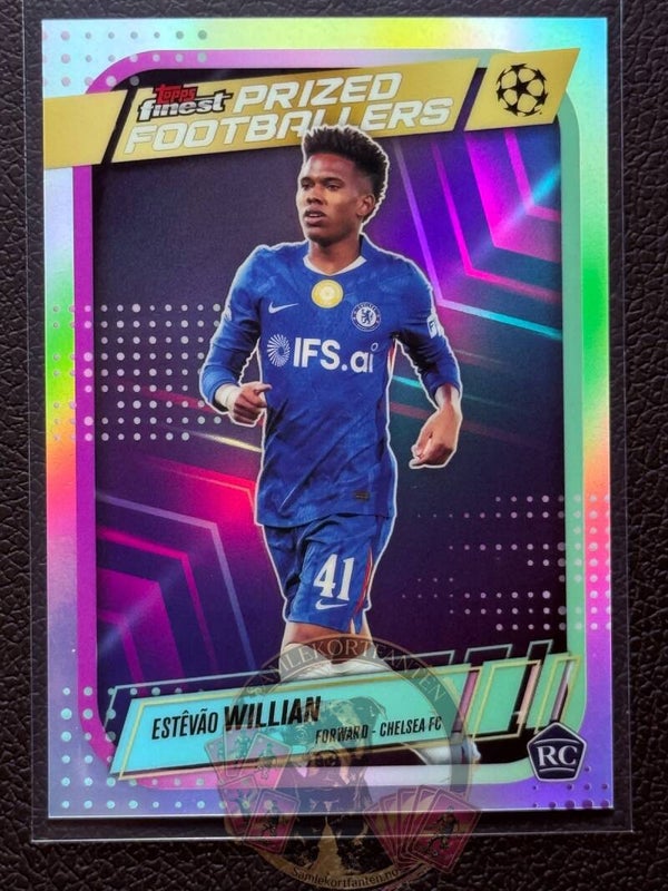 Topps Finest 25/26 Estêvão Willian RC