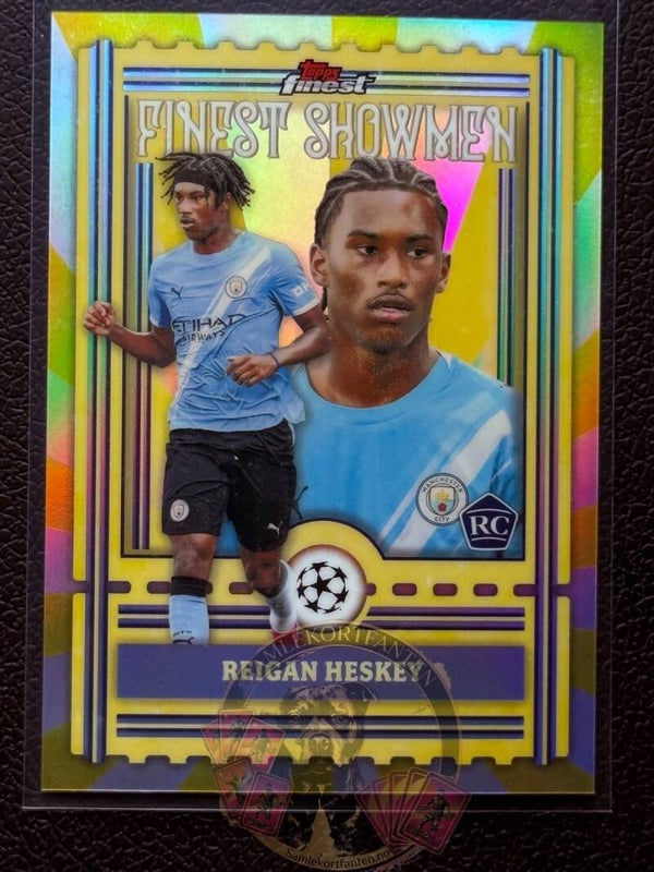 Topps Finest 25/26 Reigan Heskey RC