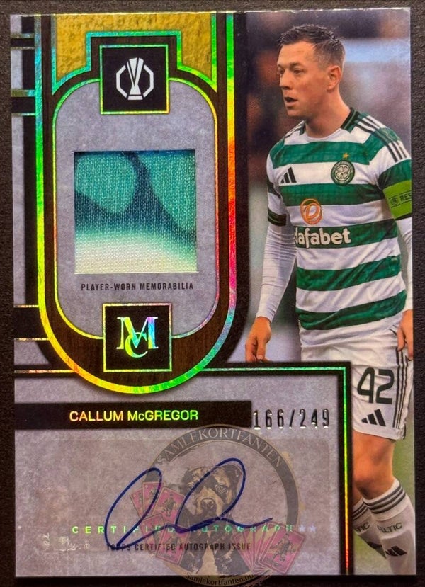 Topps Museum 25/26 Callum McGregor 166/249 relic auto