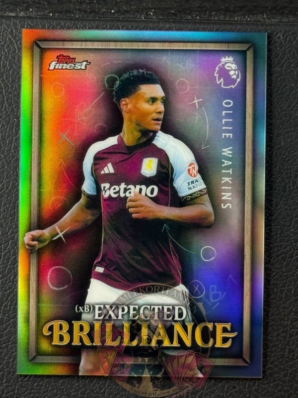 Topps Finest Premier League 25/26 Ollie Watkins