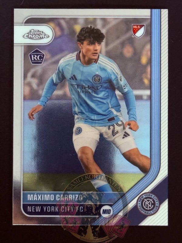 Topps MLS Chrome 2026 Máximo Carrizo RC