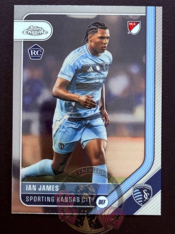 Topps MLS Chrome 2026 Ian James RC