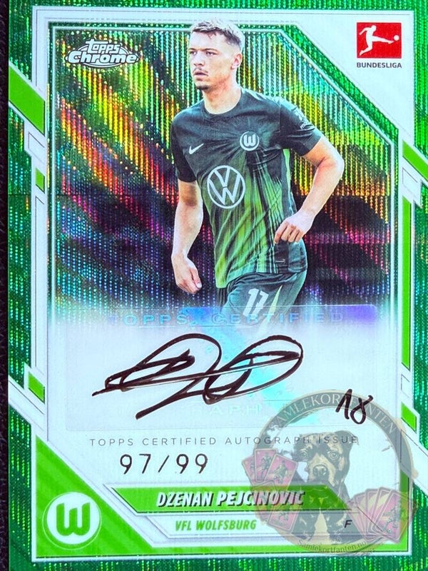 Topps Bundesliga Chrome 25/26 Dzenan Pejcinovic auto 97/99