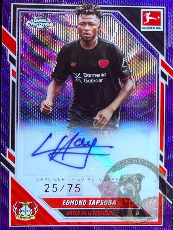 Topps Bundesliga Chrome 25/26 Edmond Tapsoba auto 25/75