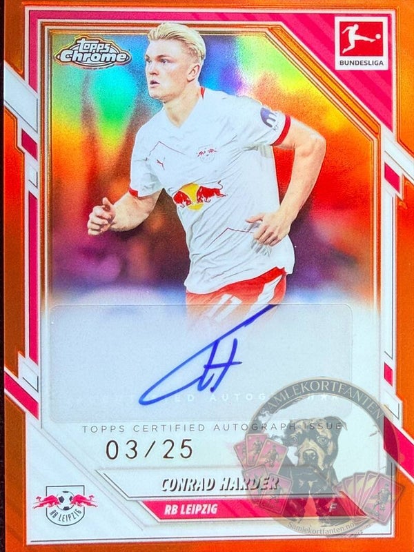 Topps Bundesliga Chrome 25/26 Conrad Harder auto 03/25