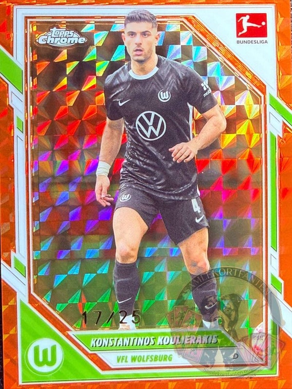 Topps Bundesliga Chrome 25/26 Komstantinos Koulierakis parallel nummerert 17/50