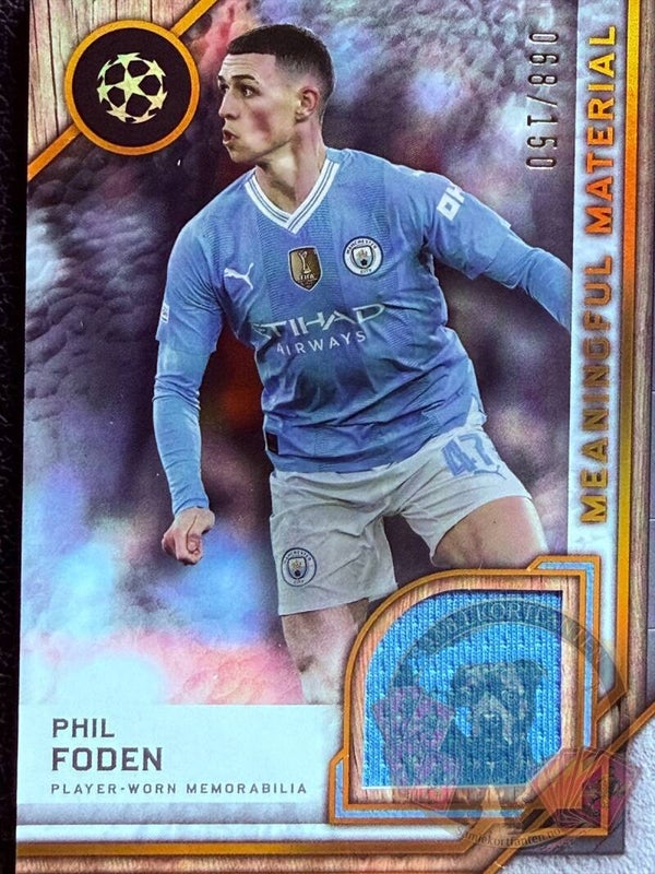 Topps Museum Collection UCL Phil Foden Relic
