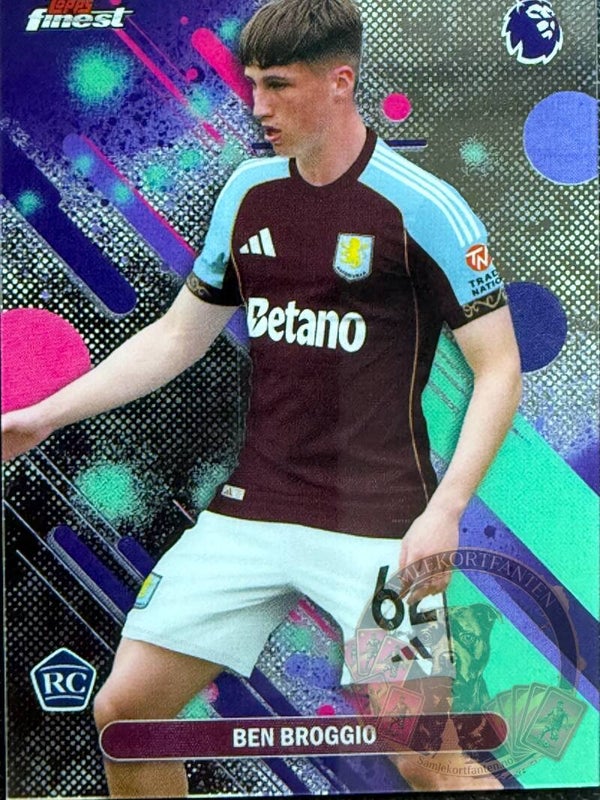 Topps Finest Premier League 25/26 Ben Broggio RC