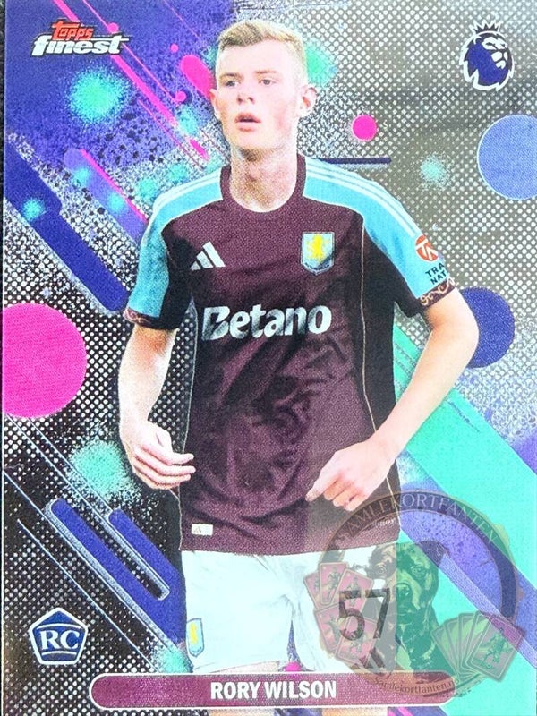 Topps Finest Premier League 25/26 Rory Wilson RC