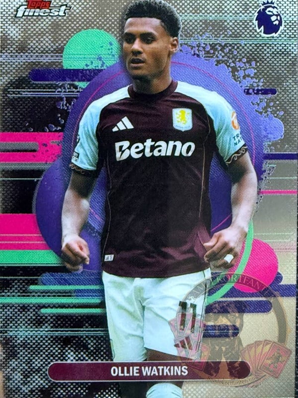 Topps Finest Premier League 25/26 Ollie Watkins