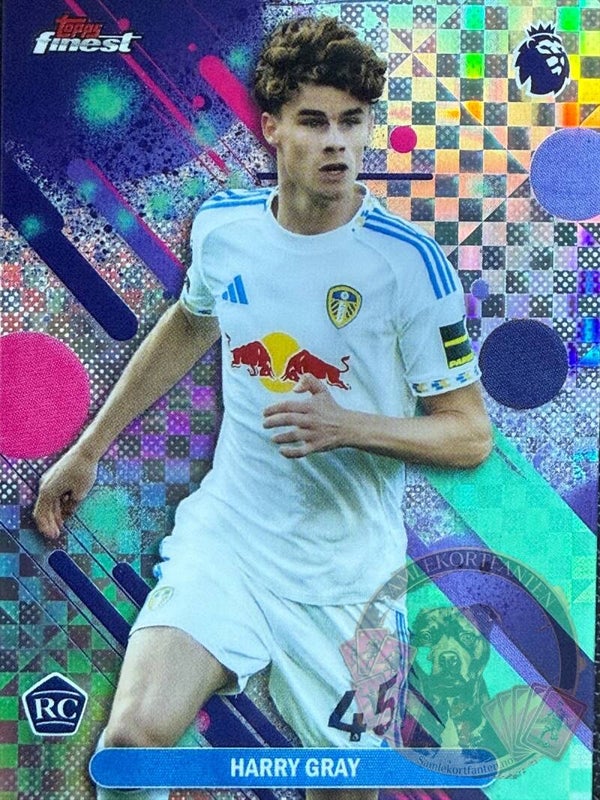 Topps Finest Premier League 25/26 Harry Gray RC Parallel