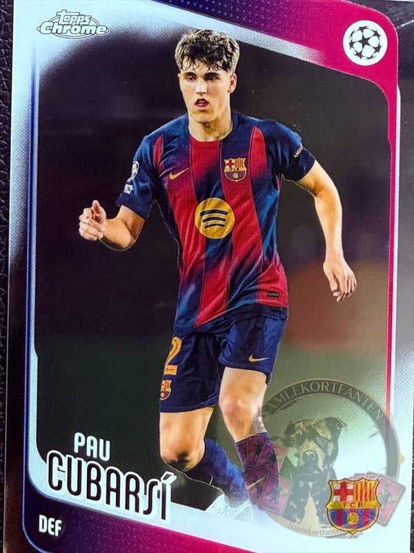 Topps UCC Chrome 25/26 Pau Cubarsí