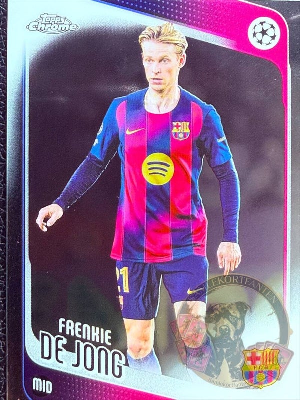 Topps UCC Chrome 25/26 Frenkie de Jong