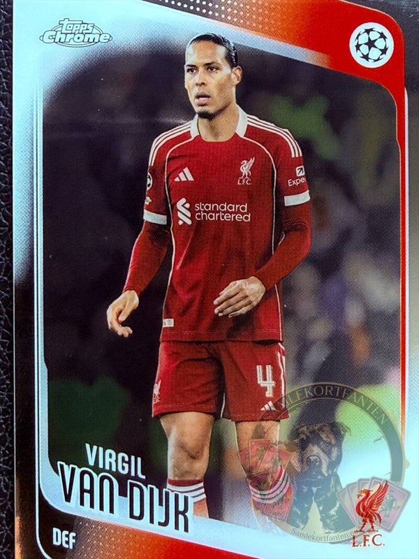 Topps UCC Chrome 25/26 Virgil van Dijk