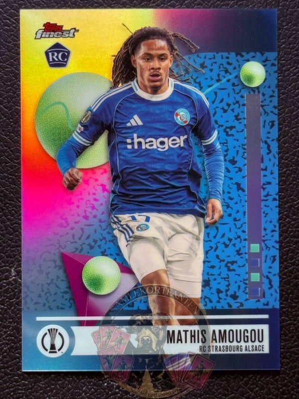 Topps Finest 25/26 Mathis Amougou RC Parallel