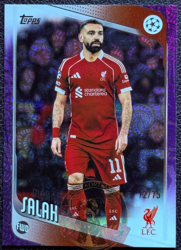 Topps UCC Carnaval 25/26 Mohamed Salah nummerert 72/75