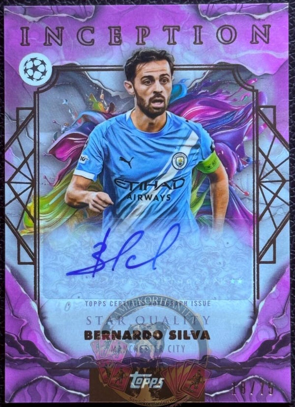 Topps Inception 25/26 - Bernardo Silva auto 18/75