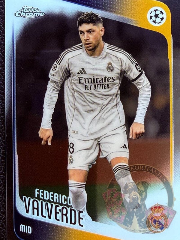 Topps UCC Chrome 25/26 Federico Valverde