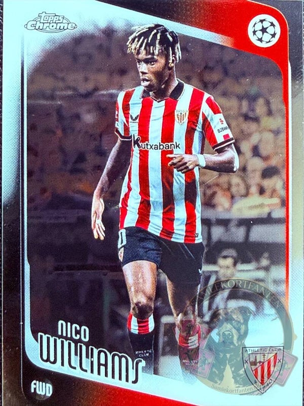 Topps UCC Chrome 25/26 Nico Williams