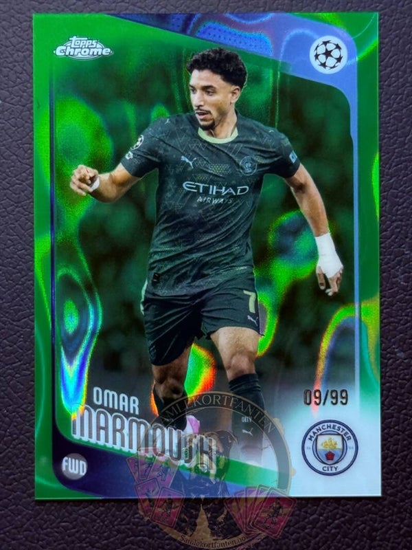 Topps UCC Chrome 25/26 Omar Marmoush Parallel nummerert 09/99