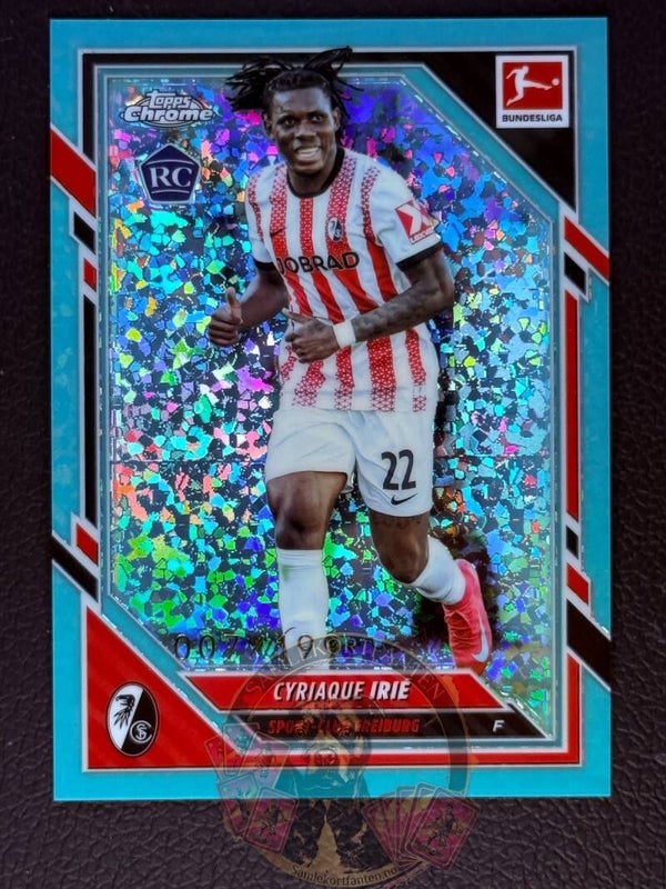 Topps Bundesliga Chrome 25/26 Cyriaque Irie RC nummerert 007/199