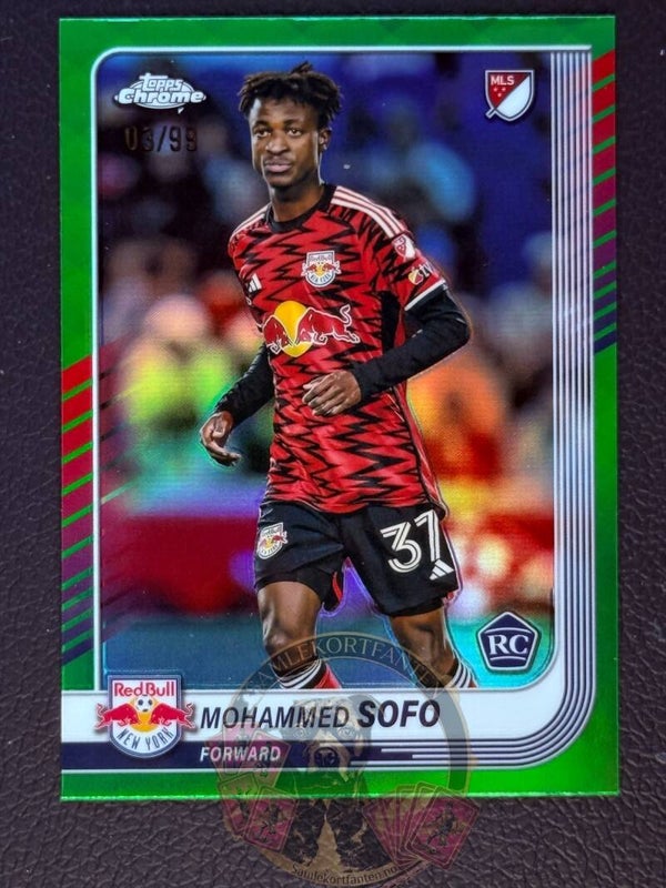 Topps MLS Chrome 25/26 Mohammed Sofo RC nummerert 03/99