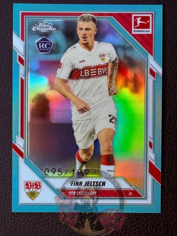 Topps Bundesliga Chrome 25/26 Finn Jeltsch RC nummerert 95/199