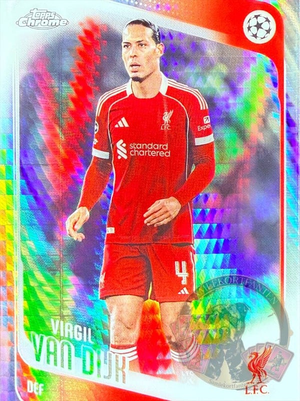 Topps UCC Chrome 25/26 Virgil van Dijk Parallel