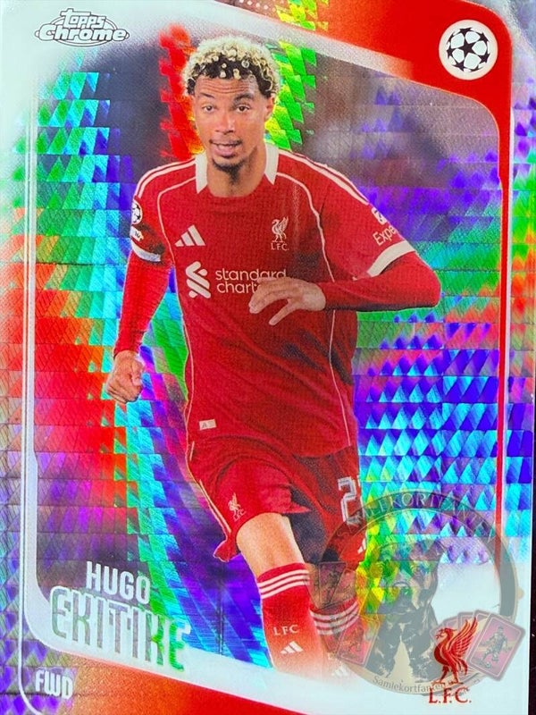 Topps UCC Chrome 25/26 Hugo Ekitike Parallel