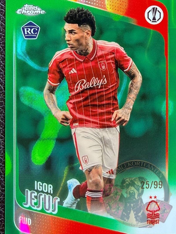 Topps UCC Chrome 25/26 Igor Jesus - RC nummerert 25/99