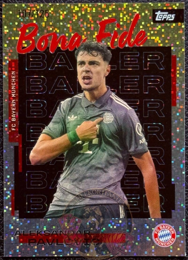 Topps Bayern München Team Set 25/26 Aleksandar Pavlovic 107/125